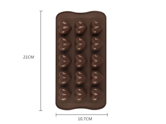 Os moldes comerciais do chocolate do silicone do bebê, chocolate profissional moldam o produto comestível