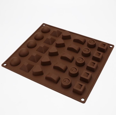 Os multi doces do estilo que fazem moldes, mini chocolate moldam o armazenamento fácil do Natal 3d