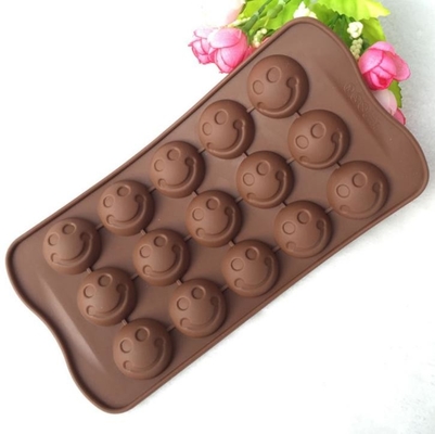 Mini 15 vara não personalizada do chocolate do silicone da cavidade moldes