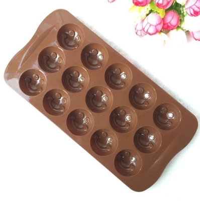 Mini 15 vara não personalizada do chocolate do silicone da cavidade moldes