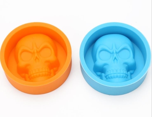 Bandejas do cubo de gelo do tamanho pequeno maioria as mini escolhem cores do molde do crânio multi
