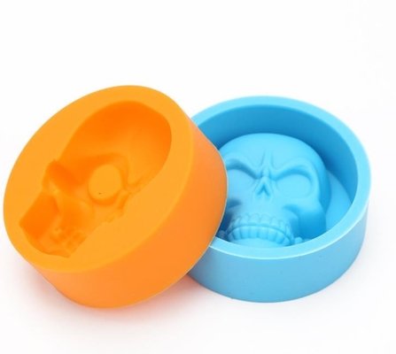 Bandejas do cubo de gelo do tamanho pequeno maioria as mini escolhem cores do molde do crânio multi