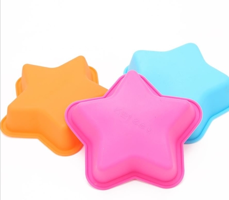 Os moldes originais do bolo do silicone do projeto, cozimento do silicone estanham o tempo longo