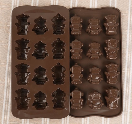 Moldes flexíveis doces profissionais do chocolate do silicone para a fatura de chocolate