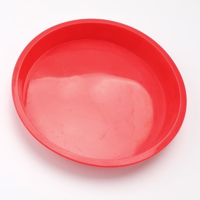 O bolo do silicone de 10 polegadas molda em volta da durabilidade longa resistente ao calor circular