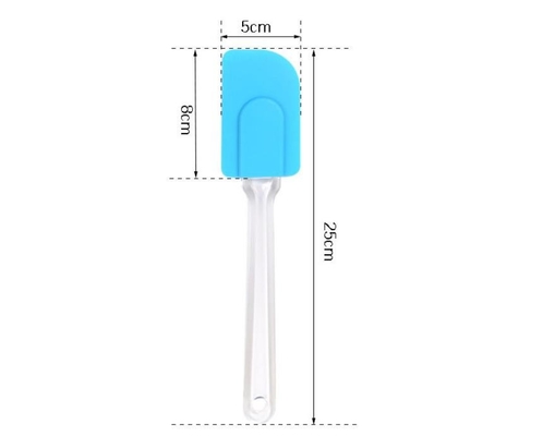 Espátula pequena angular da colher do silicone da cookie que cozinha a ferramenta prática