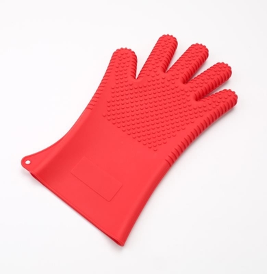 Grande projeto dos estilos do dedo de FDA cinco das luvas da mão do silicone do tamanho para cozinhar
