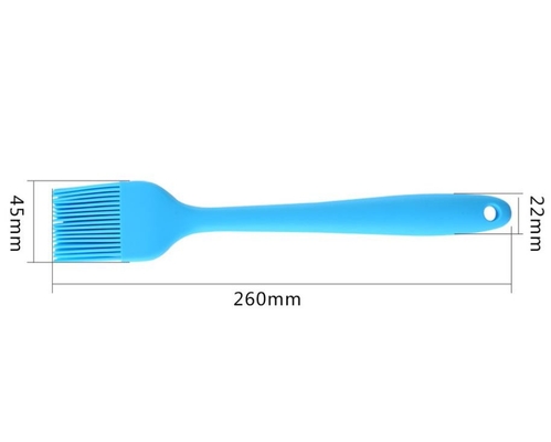 Escova completa do cozimento do silicone do produto comestível dos grandes tamanhos com insde de nylon