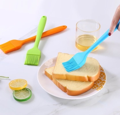 Escova completa do cozimento do silicone do produto comestível dos grandes tamanhos com insde de nylon