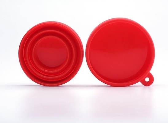 190ML o estilo BPA livra o copo de dobramento do silicone dobrável do produto comestível