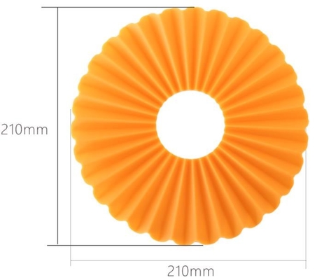 Ferramentas onduladas da cozinha do silicone, silicone redondo Placemats não escorregadiço