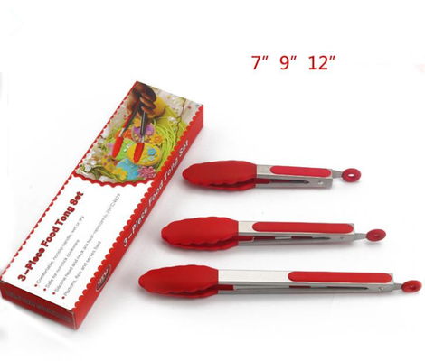 A cozinha profissional durável do silicone utiliza ferramentas uma limpeza fácil de três partes