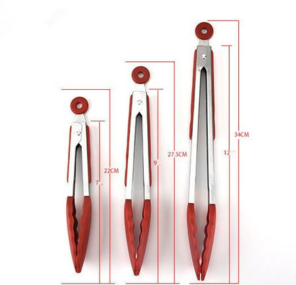 A cozinha profissional durável do silicone utiliza ferramentas uma limpeza fácil de três partes
