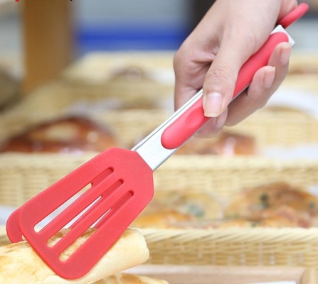 Tong imprimível entalhado da espátula do logotipo feito sob encomenda dos artigos da cozinha do silicone de Turner