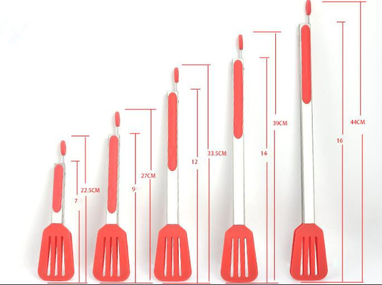 Tong imprimível entalhado da espátula do logotipo feito sob encomenda dos artigos da cozinha do silicone de Turner