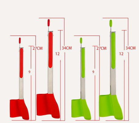 Ferramentas inteligentes da cozinha do silicone de 12 polegadas, produto comestível de colheres da cozinha de Ilicone