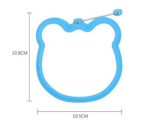 BPA livram a forma do gato das ferramentas da cozinha do silicone para o cozimento do ovo frito