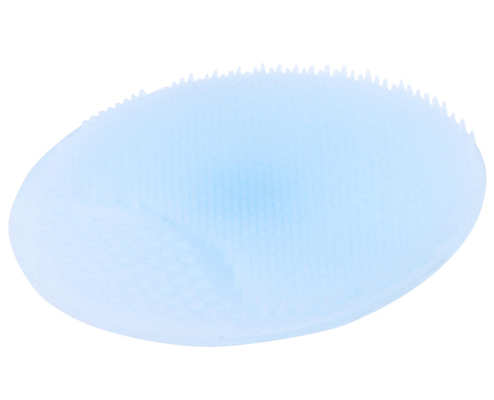 Escova de limpeza facial do silicone oval macio super de FDA para o corpo e a cara