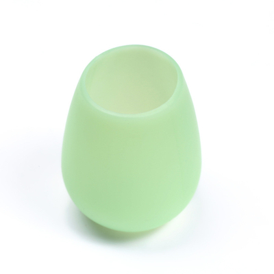 Copo colorido reusável inquebrável do vinho do silicone, vidros de vinho do silicone do café