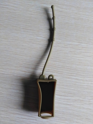 Suporte de garrafa preto do silicone da cor 29ML com a garrafa dos PP para o Sanitizer da mão