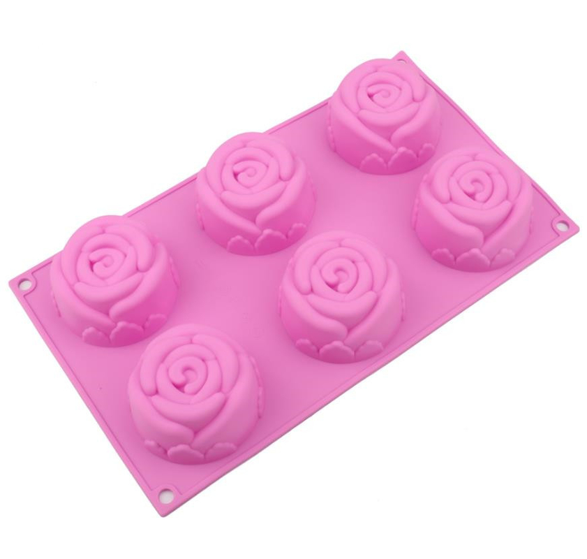 Multi bandejas de bolo do silicone do estilo, bandeja 29.5*17.3*3.7cm macios do queque do silicone
